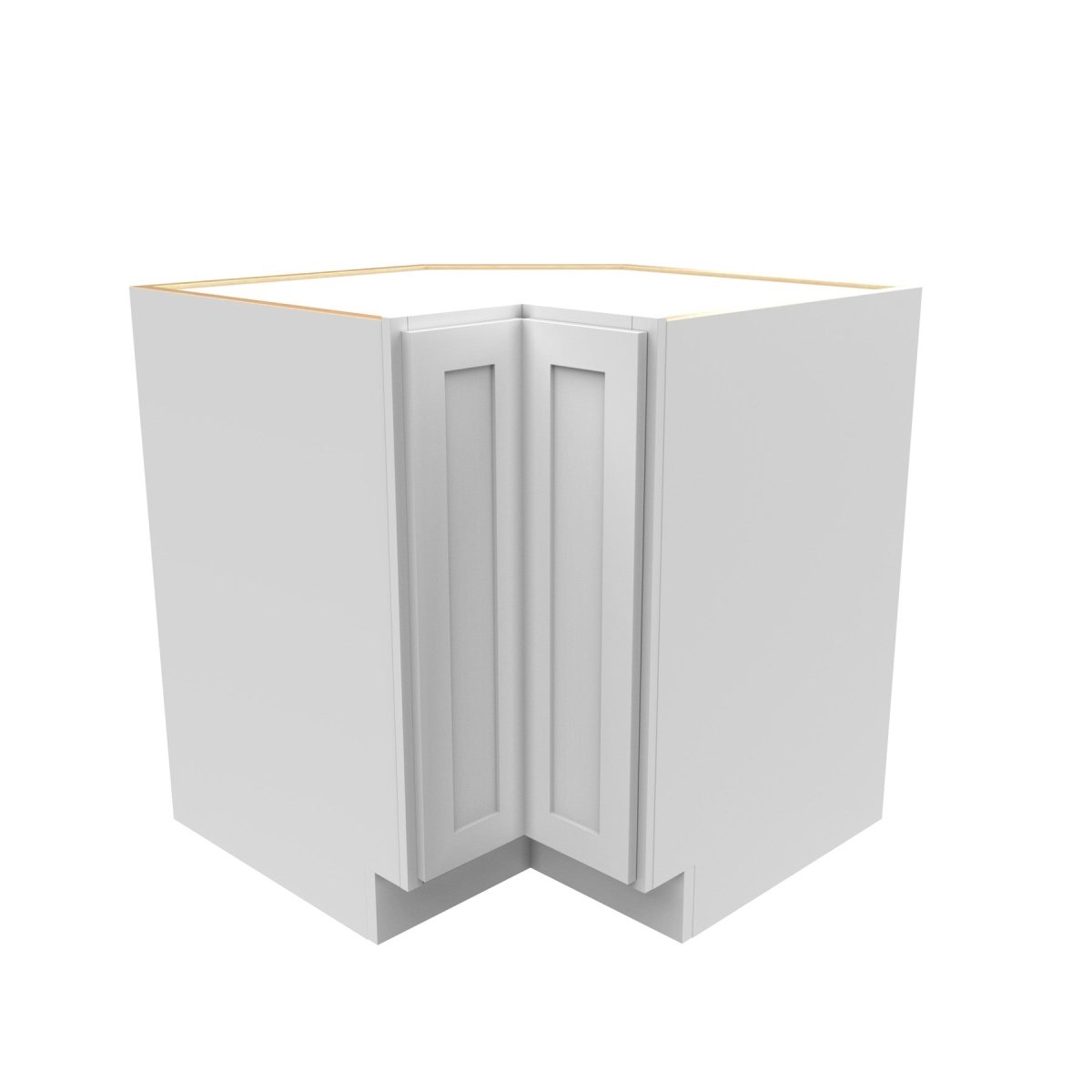 Elegant White - Square Corner Base Cabinet | 33"W x 34.5"H x 24"D - BUILDMYPLACE