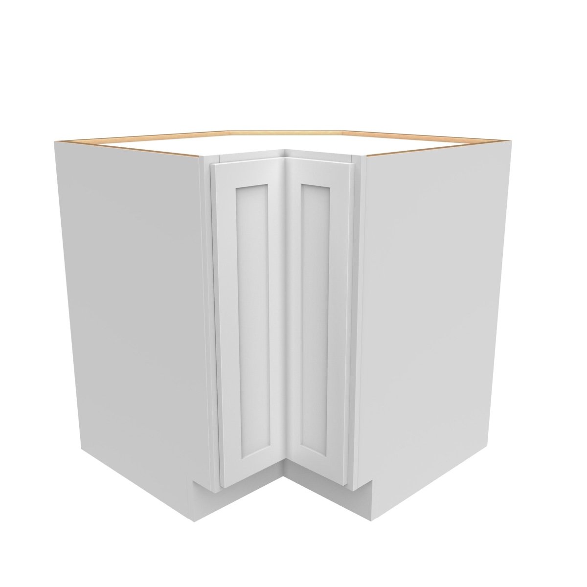 Elegant White - Square Corner Base Cabinet | 36"W x 34.5"H x 24"D - BUILDMYPLACE