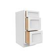 Elegant White - Vanity Drawer Base Cabinet | 15"W x 34.5"H x 21"D - BUILDMYPLACE