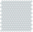 Element Ice Penny Round Glossy Glass Mosaic - BUILDMYPLACE