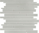 Element Mist Random Strip Glossy Glass Mosaic - BUILDMYPLACE