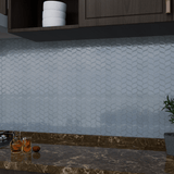 Element Shadow Petal Glossy Glass Mosaic - BUILDMYPLACE