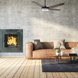 ELIRA 52 inch 5 - Blade Smart Ceiling Fan with Remote & LED Light - LEDMyPlace