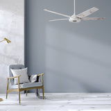 ELIRA 56 inch 5 - Blade Smart Ceiling Fan with LED Light & Remote - LEDMyPlace