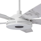 ELIRA 56 inch 5 - Blade Smart Ceiling Fan with LED Light & Remote - LEDMyPlace