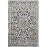 Elqenna Ornate Vintage Floral Turkish 5x8 Area Rug - BUILDMYPLACE