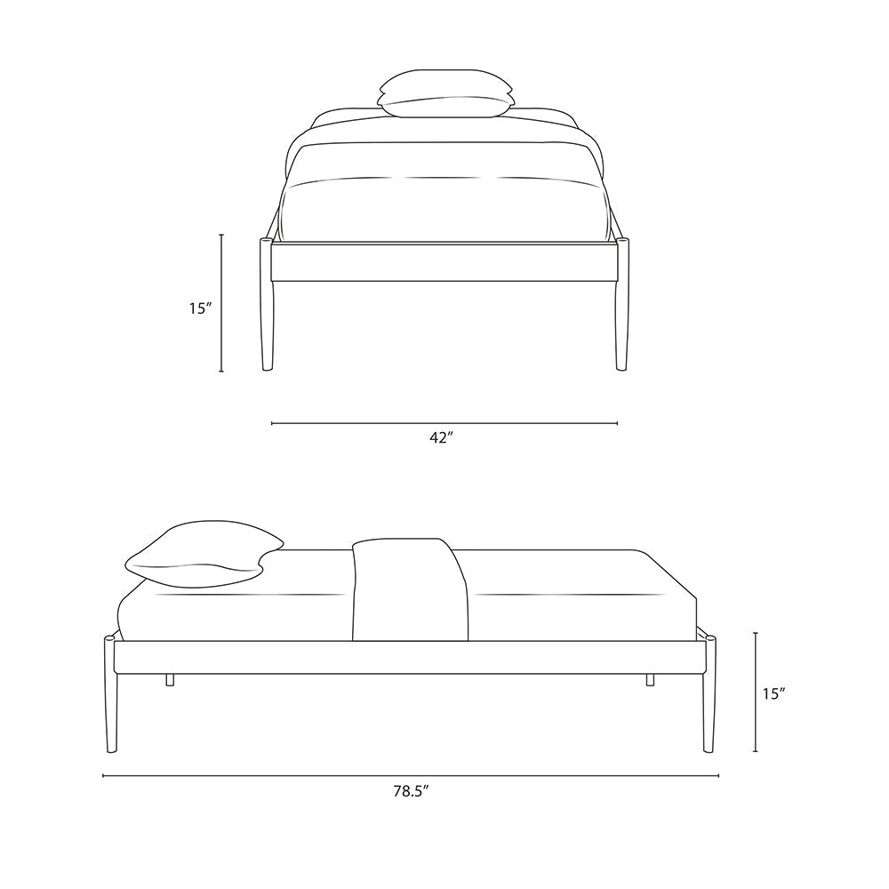 Elsie Twin Bed Frame - BUILDMYPLACE