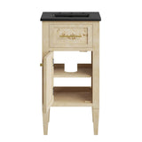 Elysian 18" Wood Bathroom Vanity - BUILDMYPLACE