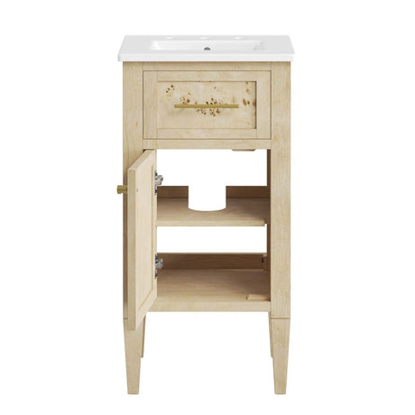 Elysian 18" Wood Bathroom Vanity - BUILDMYPLACE