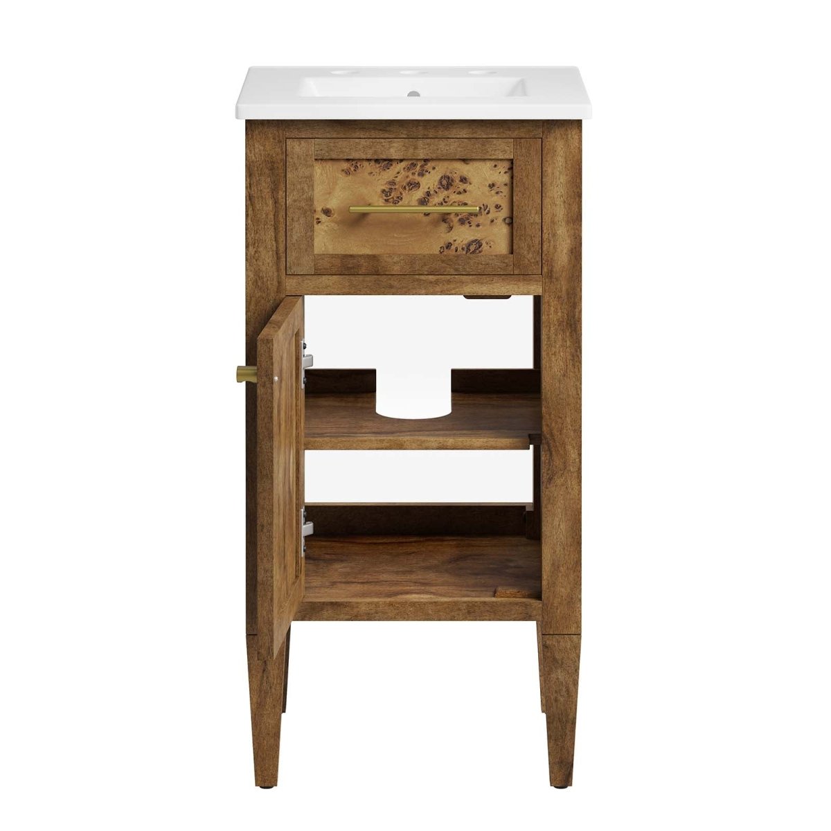 Elysian 18" Wood Bathroom Vanity - BUILDMYPLACE