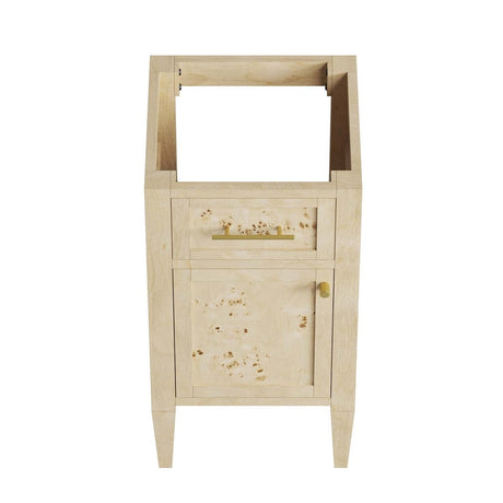 Elysian 18" Wood Bathroom Vanity Cabinet (Sink Basin Not Included) - BUILDMYPLACE