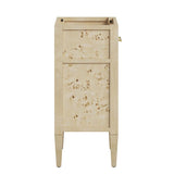 Elysian 18" Wood Bathroom Vanity Cabinet (Sink Basin Not Included) - BUILDMYPLACE