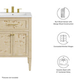 Elysian 24" Wood Bathroom Vanity - BUILDMYPLACE