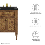 Elysian 24" Wood Bathroom Vanity - BUILDMYPLACE