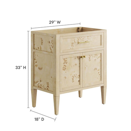 Elysian 30" Bathroom Vanity Cabinet (Sink Basin Not Included) - BUILDMYPLACE