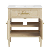 Elysian 30" Wood Bathroom Vanity - BUILDMYPLACE