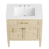 Elysian 30" Wood Bathroom Vanity - BUILDMYPLACE