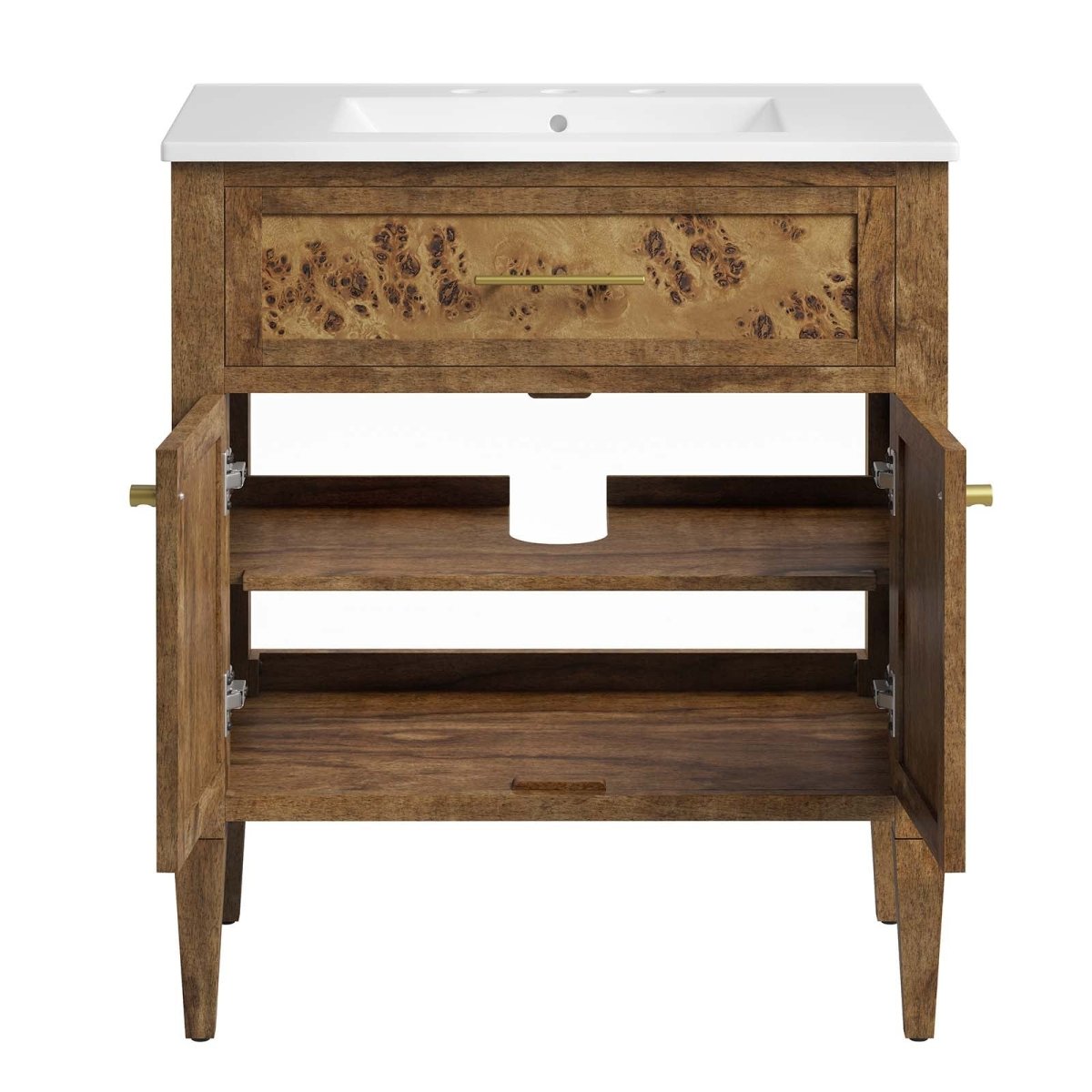 Elysian 30" Wood Bathroom Vanity - BUILDMYPLACE