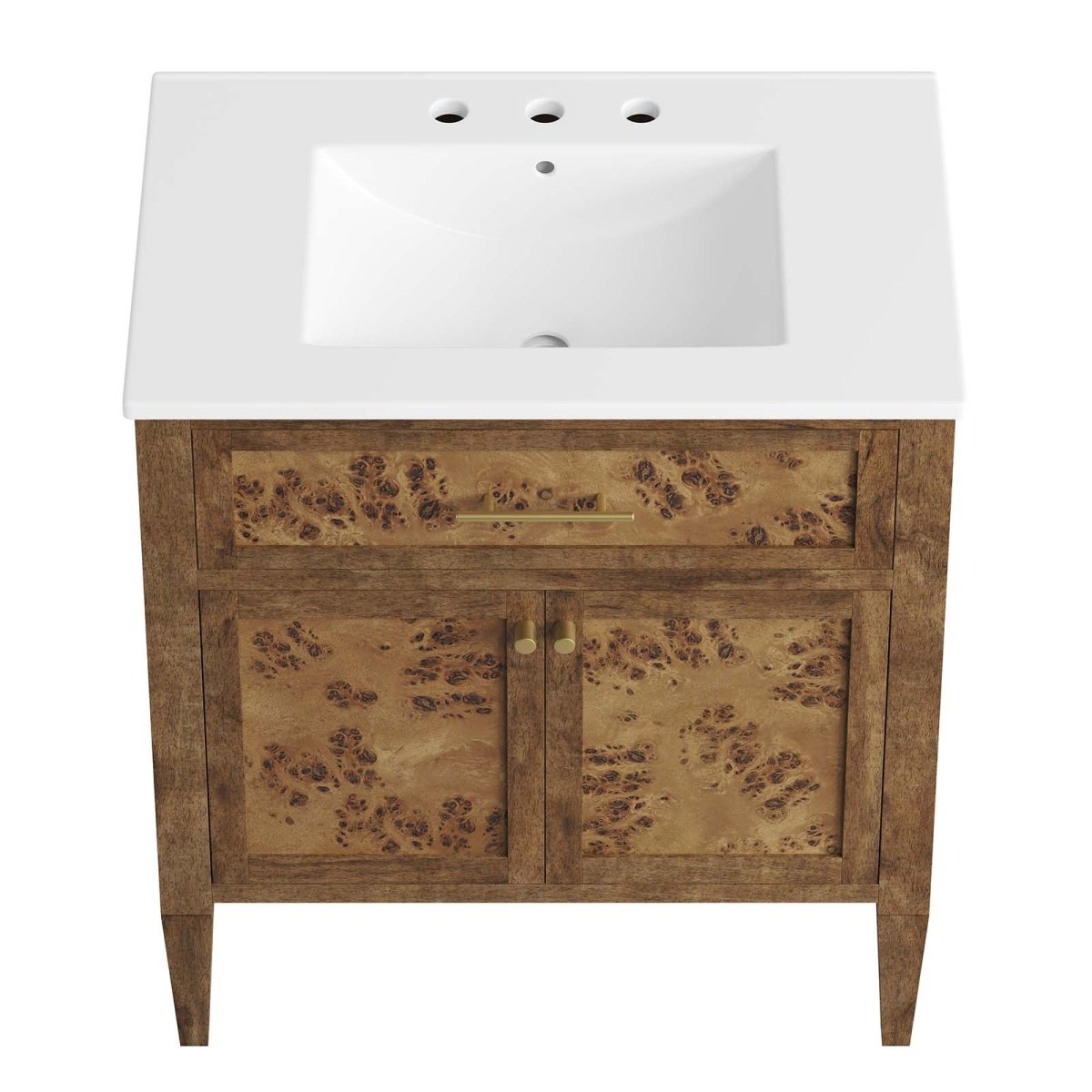 Elysian 30" Wood Bathroom Vanity - BUILDMYPLACE