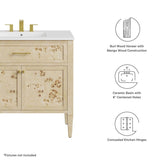 Elysian 36" Wood Bathroom Vanity - BUILDMYPLACE