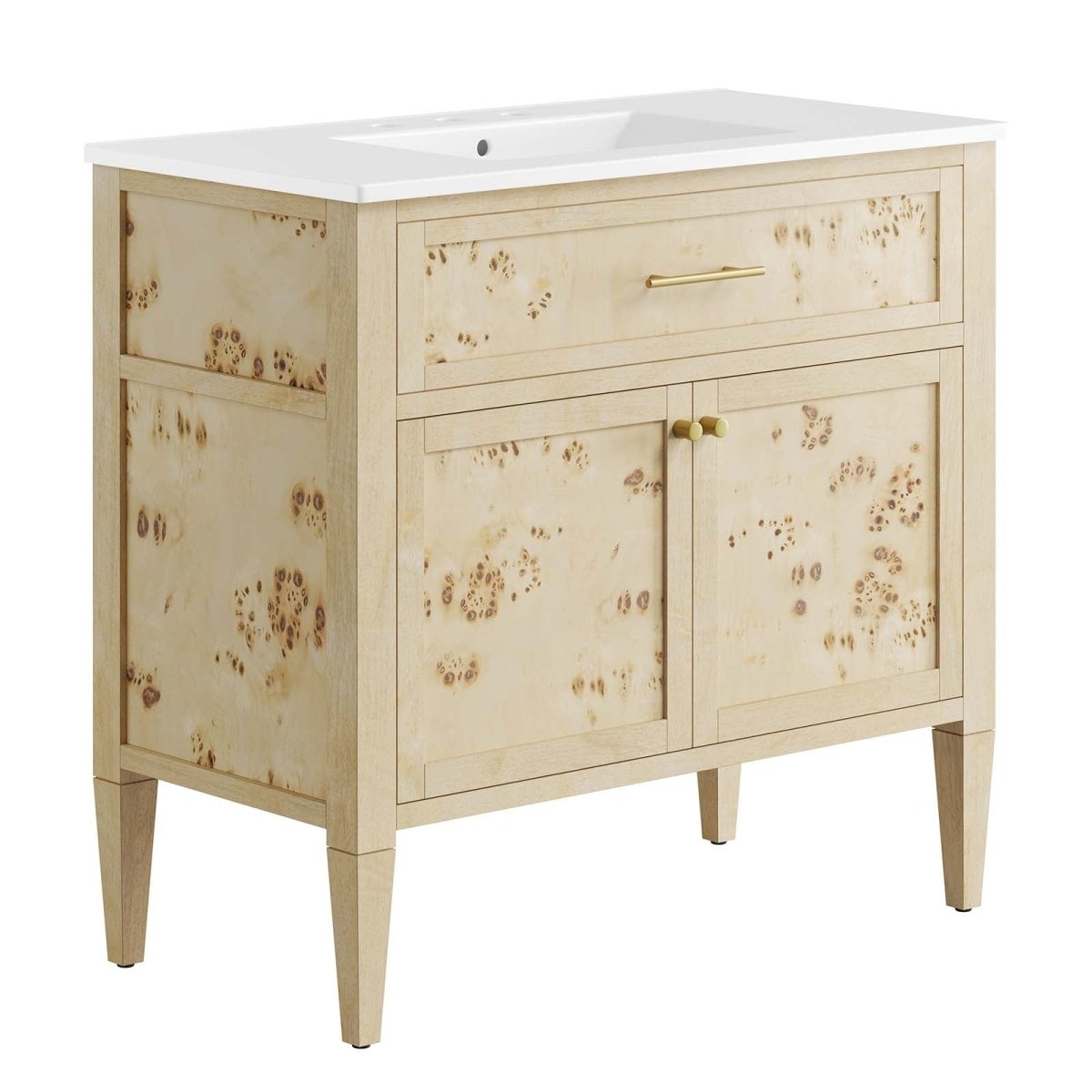 Elysian 36" Wood Bathroom Vanity - BUILDMYPLACE