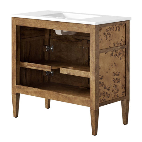 Elysian 36" Wood Bathroom Vanity - BUILDMYPLACE