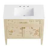 Elysian 36" Wood Bathroom Vanity - BUILDMYPLACE