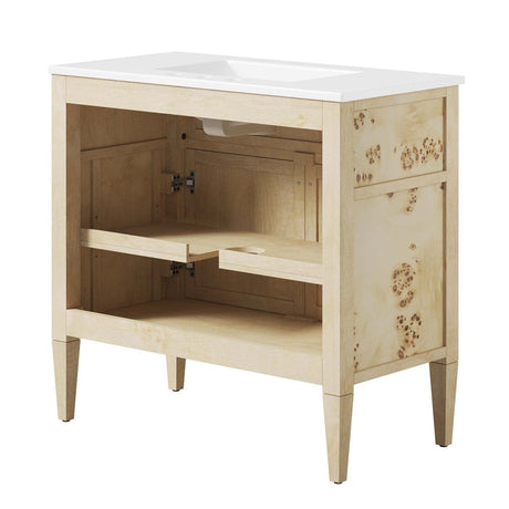 Elysian 36" Wood Bathroom Vanity - BUILDMYPLACE