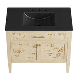 Elysian 36" Wood Bathroom Vanity - BUILDMYPLACE