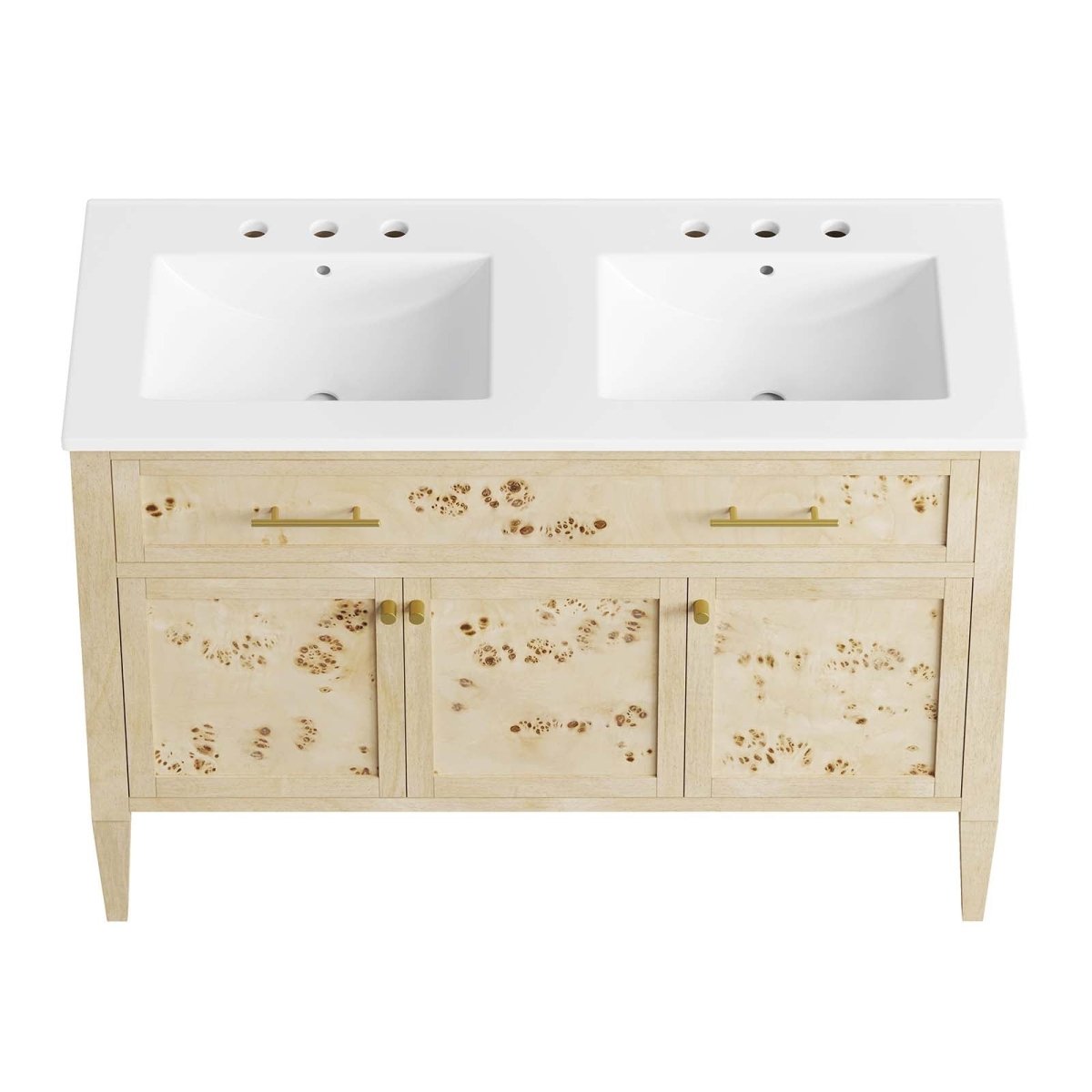 Elysian 48" Double Sink Bathroom Vanity - BUILDMYPLACE