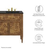 Elysian 48" Wood Double Sink Bathroom Vanity - BUILDMYPLACE