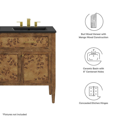 Elysian 48" Wood Double Sink Bathroom Vanity - BUILDMYPLACE