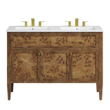 Elysian 48" Wood Double Sink Bathroom Vanity - BUILDMYPLACE