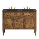 Elysian 48" Wood Double Sink Bathroom Vanity - BUILDMYPLACE