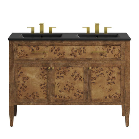 Elysian 48" Wood Double Sink Bathroom Vanity - BUILDMYPLACE