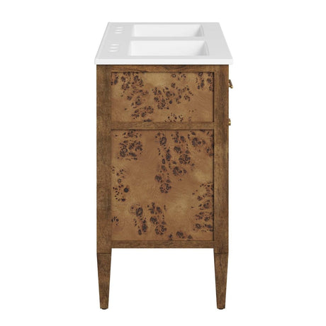 Elysian 48" Wood Double Sink Bathroom Vanity - BUILDMYPLACE