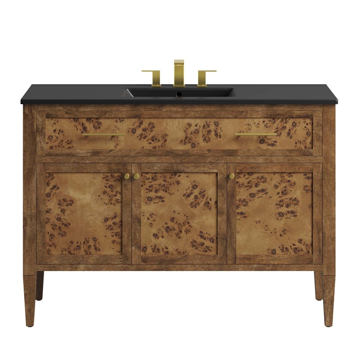 Elysian 48" Wood Single Sink Bathroom Vanity - BUILDMYPLACE