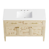 Elysian 48" Wood Single Sink Bathroom Vanity - BUILDMYPLACE