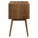Ember Wood Nightstand With USB Ports - BUILDMYPLACE