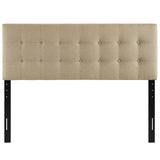 Emily Queen Upholstered Fabric Headboard - BUILDMYPLACE