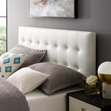 Emily Queen Upholstered Fabric Headboard - BUILDMYPLACE
