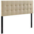 Emily Queen Upholstered Fabric Headboard - BUILDMYPLACE