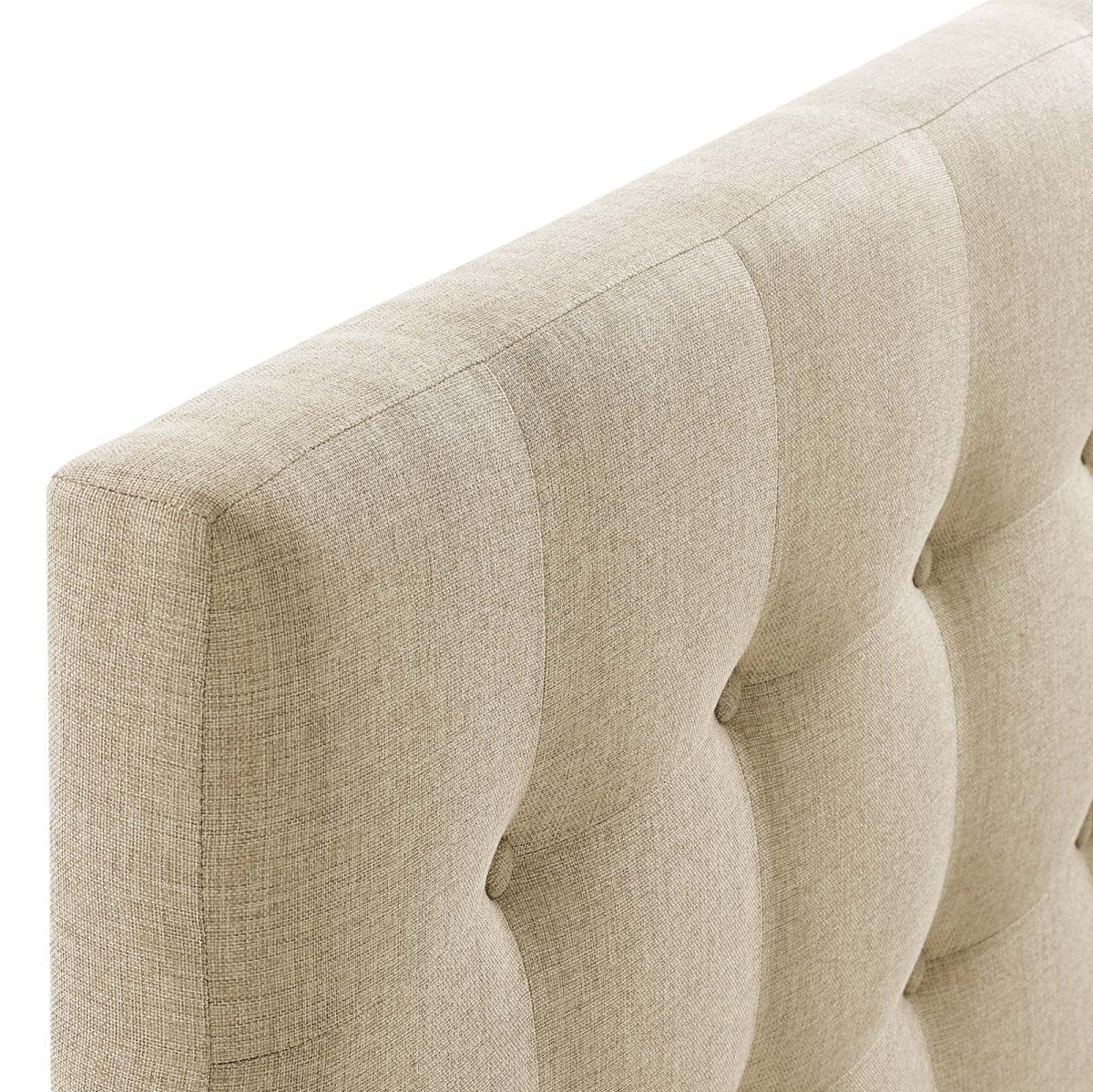 Emily Queen Upholstered Fabric Headboard - BUILDMYPLACE