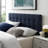 Emily Queen Upholstered Fabric Headboard - BUILDMYPLACE