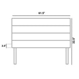 Emily Queen Upholstered Fabric Headboard - BUILDMYPLACE