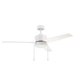 EMPIRE 52 inch 3 - Blade Ceiling Fan with LED Light & Pull Chain - LEDMyPlace