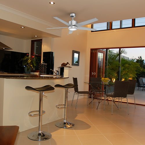 EMPIRE 52 inch 5 - Blade Ceiling Fan with LED Light & Pull Chain - LEDMyPlace