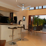 EMPIRE 52 inch 5 - Blade Ceiling Fan with LED Light & Pull Chain - LEDMyPlace