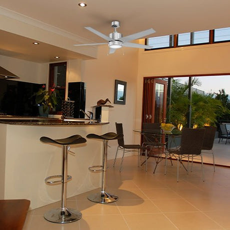 EMPIRE 52 inch 5 - Blade Ceiling Fan with LED Light & Pull Chain - LEDMyPlace