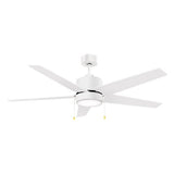 EMPIRE 52 inch 5 - Blade Ceiling Fan with LED Light & Pull Chain - LEDMyPlace